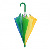 Παιδική ομπρέλα στα χρώματα του ουράνιου τόξου, πράσινη λαβή Dino Toys 295889 3