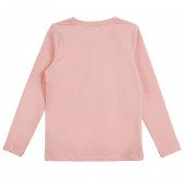 Σετ από δύο μακρυμάνικες μπλούζες σε λευκό και ροζ για κορίτσια Name it 295963 12