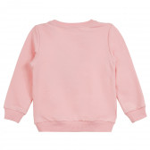 Βαμβακερή μπλούζα με επιγραφή για κοριτσάκια, σε ροζ χρώμα Name it 295967 4