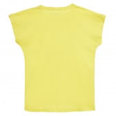 Μπλουζάκι από οργανικό βαμβάκι με ανάγλυφη στάμπα, κίτρινο Name it 295971 4