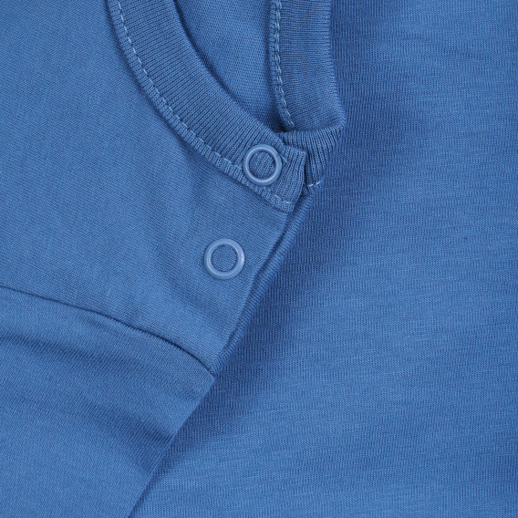 Βαμβακερό μπλουζάκι με τύπωμα για μωρό, μπλε. Pinokio 295981 3