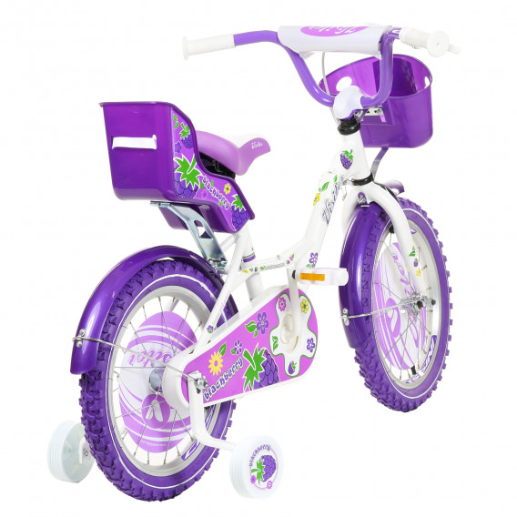 Μοβ παιδικό ποδήλατο, Μέγεθος 16 Venera Bike 296002 6