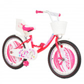Ροζ παιδικό ποδήλατο, Μέγεθος 20 Venera Bike 296040 
