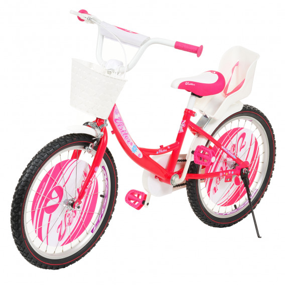 Ροζ παιδικό ποδήλατο, Μέγεθος 20 Venera Bike 296041 2