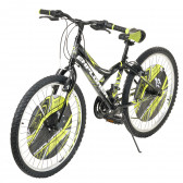 Μαύρο παιδικό ποδήλατο, Μέγεθος 24 Venera Bike 296053 