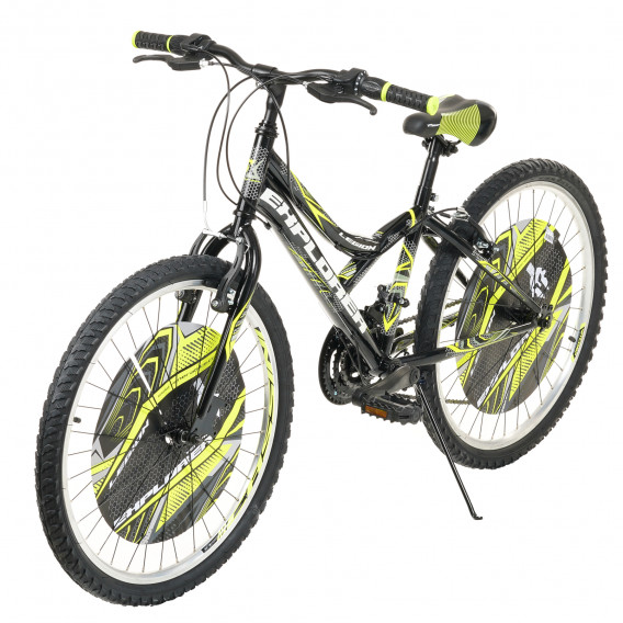 Μαύρο παιδικό ποδήλατο, Μέγεθος 24 Venera Bike 296053 
