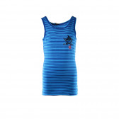 Βαμβακερή μπλούζα Schiesser σε σκούρο μπλε χρώμα με ρίγες για αγόρι SCHIESSER 29606 