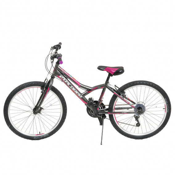 Γκρι παιδικό ποδήλατο μεγέθους 24 Venera Bike 296068 2