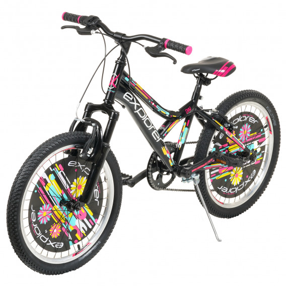 Παιδικό ποδήλατο EXPLORER DAISY 20 ", μαύρο Venera Bike 296089 