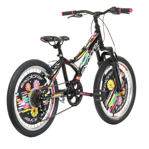 Παιδικό ποδήλατο EXPLORER DAISY 20 ", μαύρο Venera Bike 296093 5