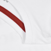 Οργανική βαμβακερή μπλούζα με έγχρωμο σλόγκαν, λευκή Name it 296169 3