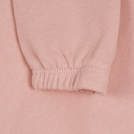Οργανική βαμβακερή μπλούζα με φουσκωμένα μανίκια, ροζ Name it 296188 2
