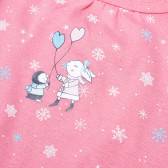 Βαμβακερή μπλούζα Schiesser με στάμπα νιφάδες χιονιού για κορίτσι SCHIESSER 29638 3