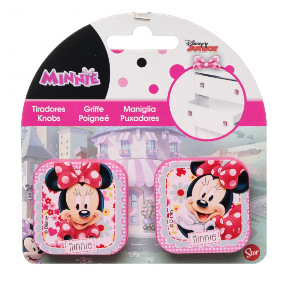 Λαβή επίπλων Minnie Mouse, 2 τεμάχια Minnie Mouse 297012 