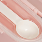 Κουτί αποθήκευσης ξηρού γάλακτος, Σε μωρό με αγάπη, ροζ, 0,95 λίτρα. Kikkaboo 297141 4