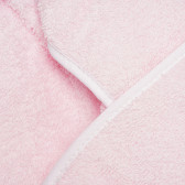 Πετσέτα μπάνιου μωρού VARITA MAGICA, 100 x 100 cm, ροζ Inter Baby 297175 4
