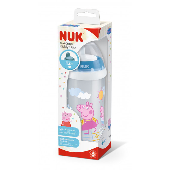 Μπουκάλι πολυπροπυλενίου με σκληρό άκρο για μωρό 12+ μηνών, 300 ml.  NUK 297241 2