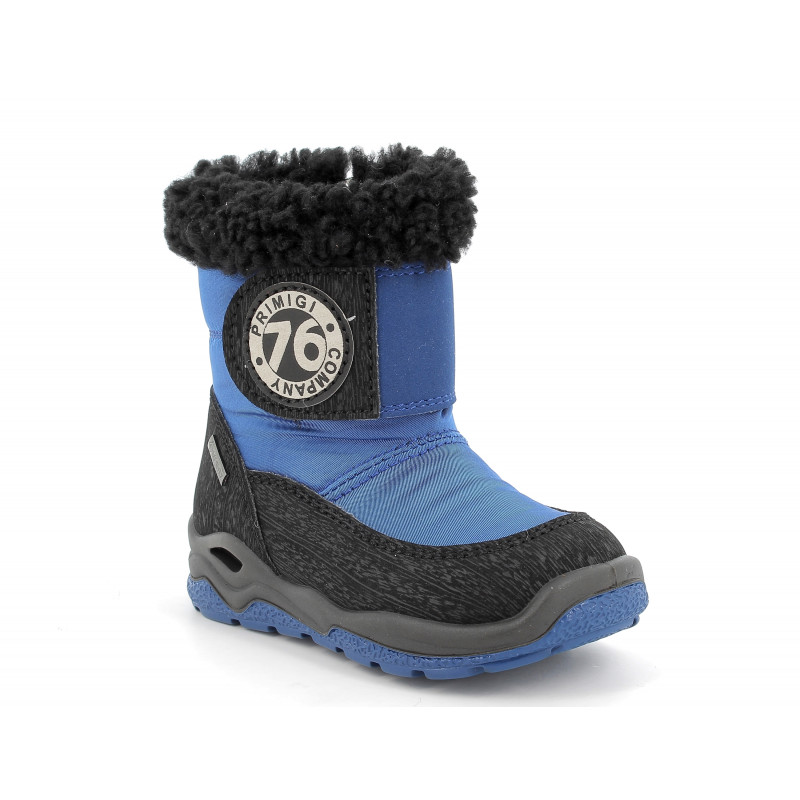 Χειμερινές μπότες με βαμβάκι από eco down, μπλε  297367
