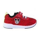 Sneakers Mickey Mouse με τσάντα αποθήκευσης, κόκκινα Mickey Mouse 297466 2
