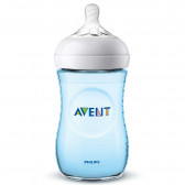 260 ml. Μπουκάλι Natural από πολυπροπυλένιο μπλε με πιπίλα για μωρό 1+ μηνών Philips AVENT 298133 3