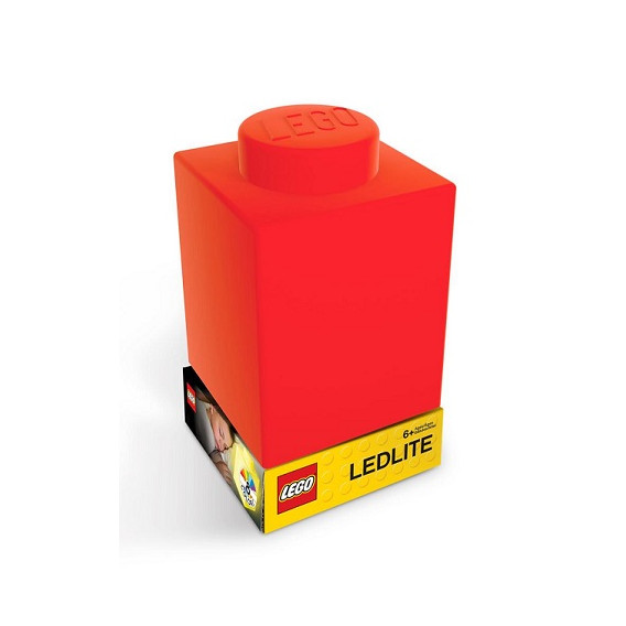 Φωτάκι νυκτός σιλικόνης LED, κόκκινο Lego 298578 