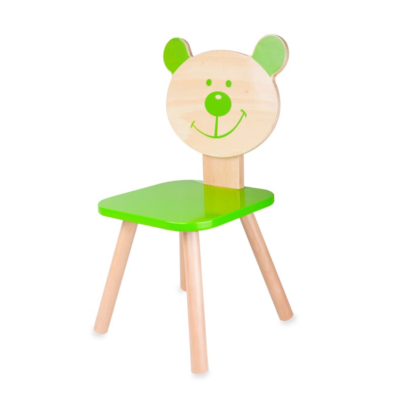 Ξύλινη καρέκλα - αρκούδα, κόκκινο  298607