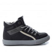 Δερμάτινα παπούτσια μεσαίου ύψους για αγόρια, μαύρο XTI 2995 