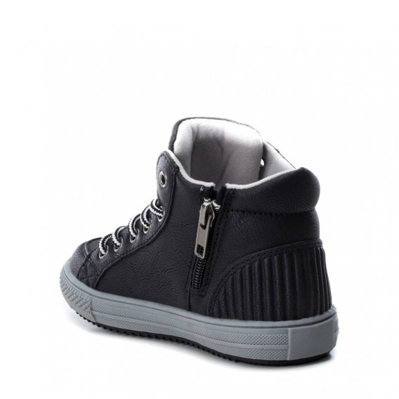 Δερμάτινα παπούτσια μεσαίου ύψους για αγόρια, μαύρο XTI 2996 2