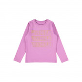 NAME IT ροζ βαμβακερό μπλουζάκι με στάμπα Weekend,  για κορίτσια Name it 301311 5