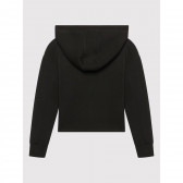 Αθλητικό φούτερ με κουκούλα και λογότυπο από καουτσούκ, μαύρο Guess 301358 2