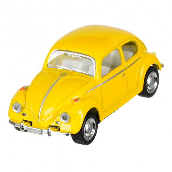 Μοντέλο αυτοκινήτου Volkswagen Classical Beetle (1967), κίτρινο Goki 301479 