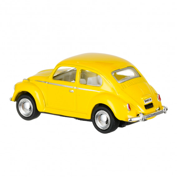 Μοντέλο αυτοκινήτου Volkswagen Classical Beetle (1967), κίτρινο Goki 301480 2