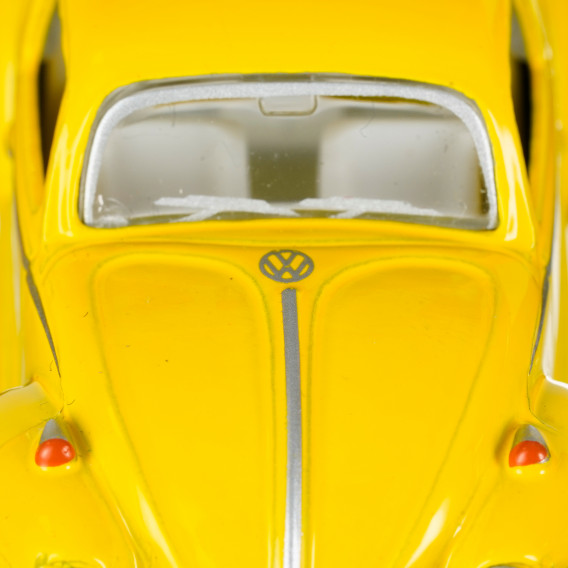 Μοντέλο αυτοκινήτου Volkswagen Classical Beetle (1967), κίτρινο Goki 301481 3