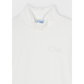 Mayoral μπλουζάκι με λαιμόκοψη polo, λευκό για κορίτσια Mayoral 301615 3