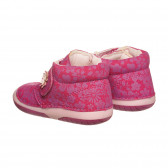 Sneakers με φλοράλ στάμπα για μωρό, ροζ Cool club 301956 2
