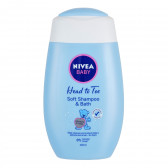 Το Baby Nivea Baby Hair &amp; Body Shampoo, προστατεύει το δέρμα από το στέγνωμα Nivea 303082 1