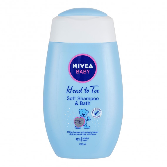 Το Baby Nivea Baby Hair &amp; Body Shampoo, προστατεύει το δέρμα από το στέγνωμα Nivea 303082 1