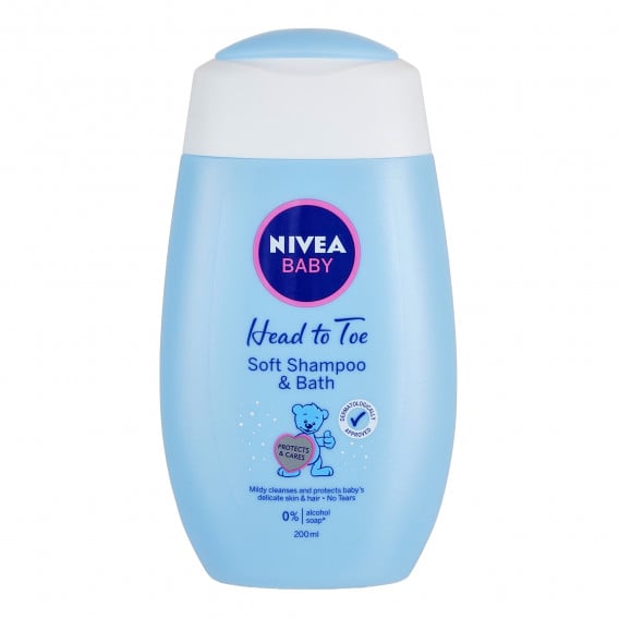 Το Baby Nivea Baby Hair &amp; Body Shampoo, προστατεύει το δέρμα από το στέγνωμα Nivea 303083 