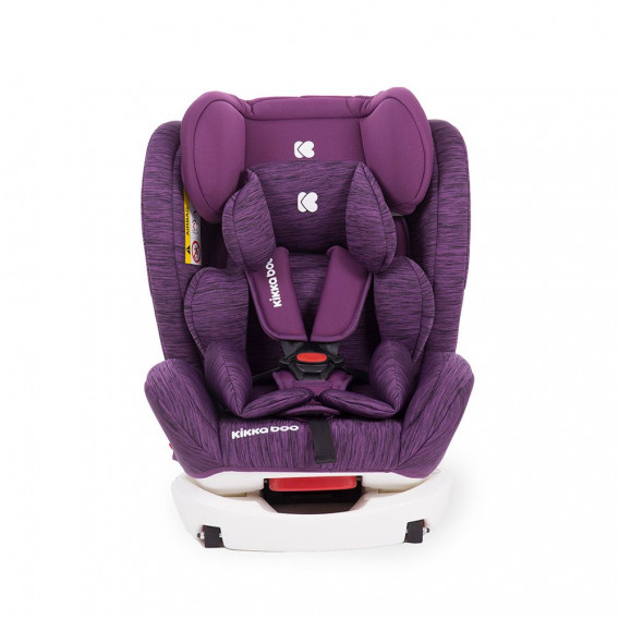 Κάθισμα αυτοκινήτου 0-1-2-3 (0-36 kg) 4 Fix Purple Melange Kikkaboo 303111 2