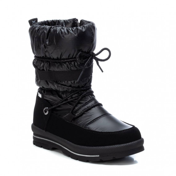 Χειμερινές μπότες με φερμουάρ και κορδόνια για ένα κορίτσι, μαύρο XTI 303224 2