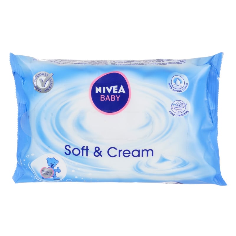 Μαντηλάκια μωρού Nivea Soft & Cream, 20 τεμ.  303247
