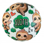 Sloth μπάλα, μέγεθος 23 εκ, πολύχρωμη Unice 303323 