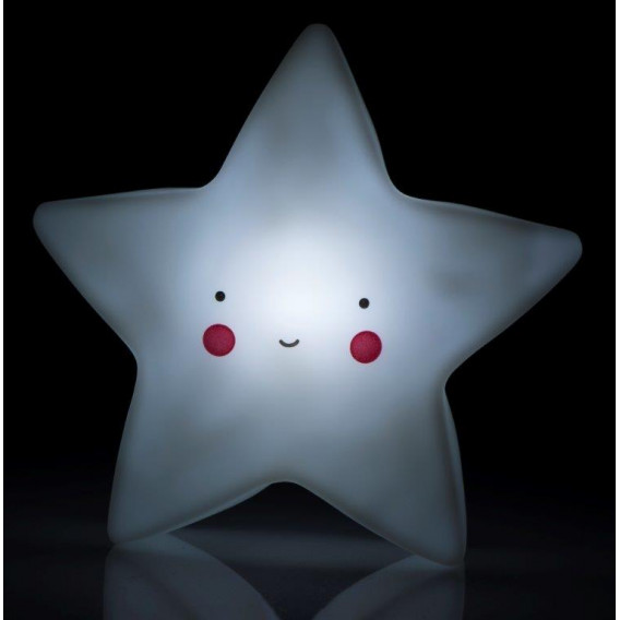 Παιδικό φωτιστικό νύχτας - Αστεράκι, λευκό Ikonka 303758 5