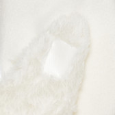 Αφράτη μπαντάνα με απλικέ γατάκι, λευκό Cool club 304569 7