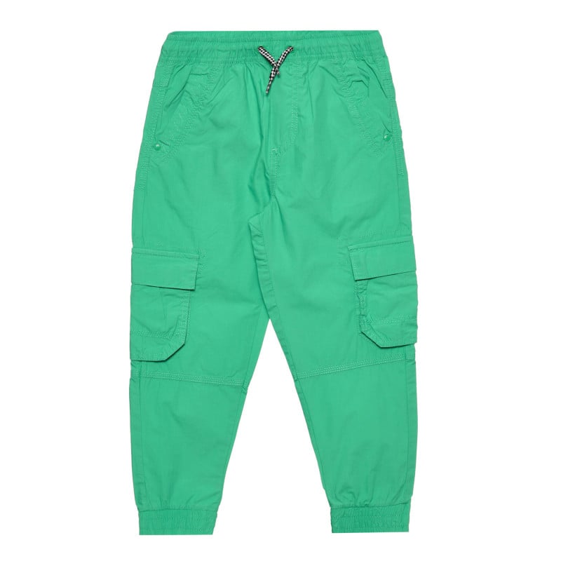 Cool Club βαμβακερό cargo παντελόνι, πράσινο για αγόρια  305639