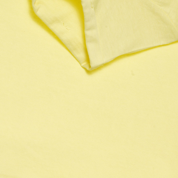 Cool Club Τ-shirt με στάμπα kitten και μπροκάρ λεπτομέρειες, κίτρινο για κορίτσια Cool club 306541 7