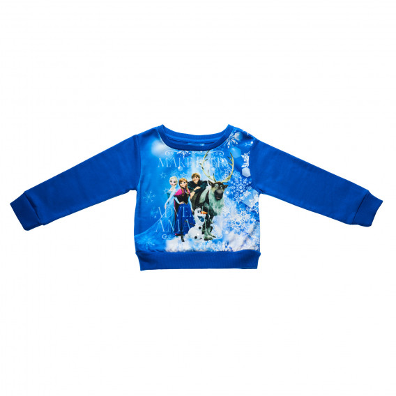 Μακρυμάνικη μπλούζα με στάμπα χαρακτήρων Frozen για κορίτσι Disney 30850 