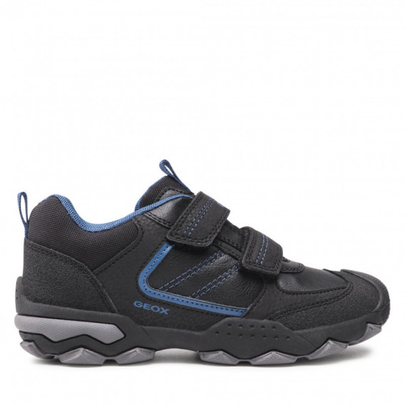 Μαύρα αθλητικά παπούτσια Geox με velcro Geox 309398 