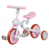 Παιδικό ποδήλατο με βοηθητικές ρόδες - Ροζ ZIZITO 309432 