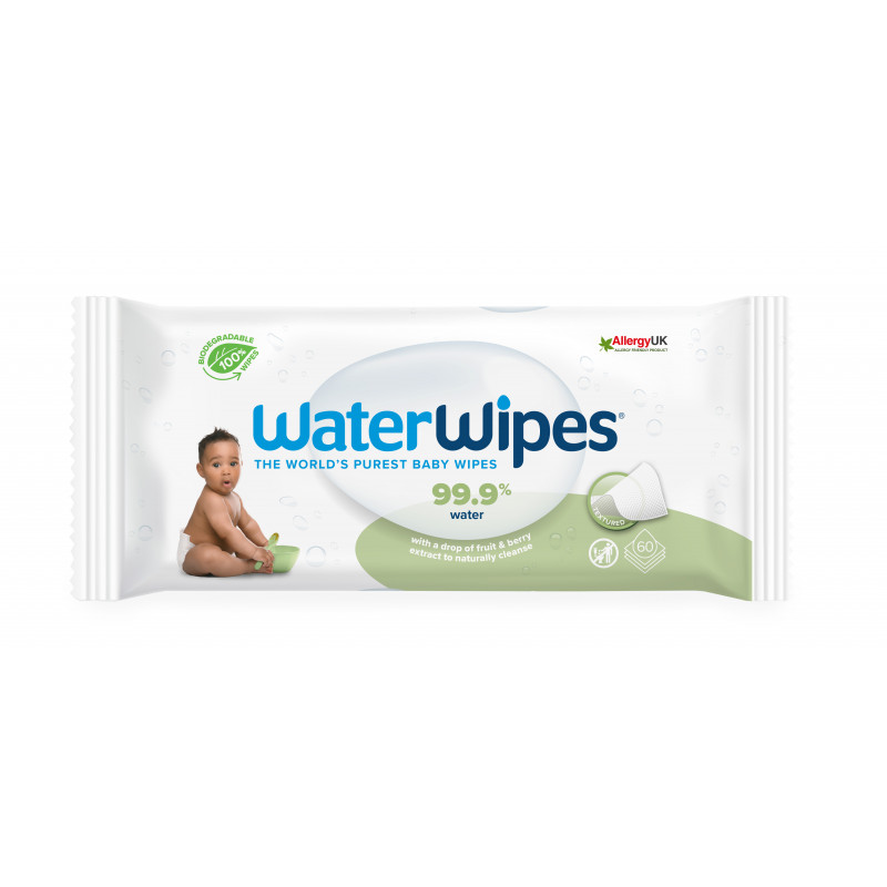 Βρεφικά μαντηλάκια WaterWipes με Soapnut, 60 τεμ.  309468